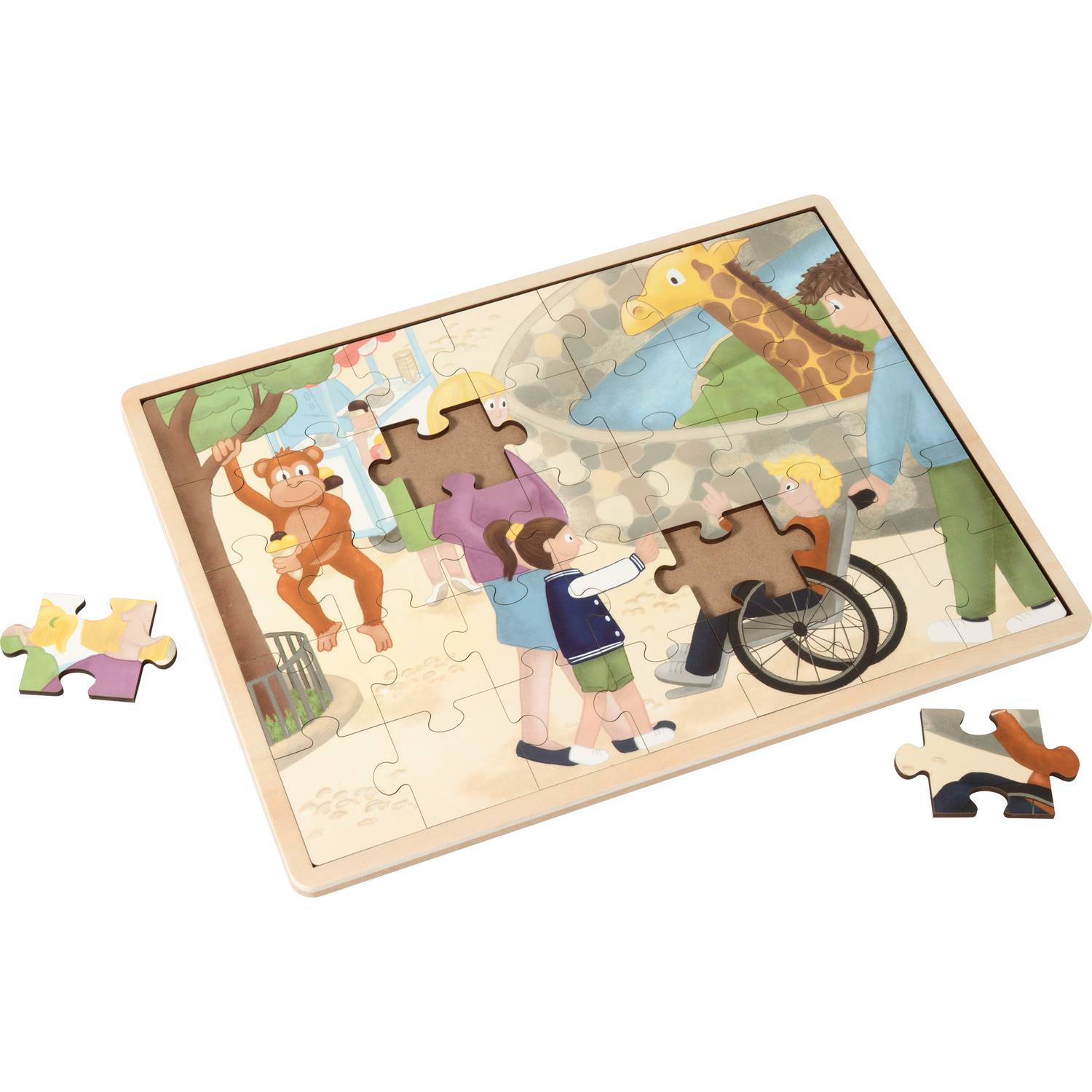 EDUPLAY 120788 Puzzle Zoo Handicap