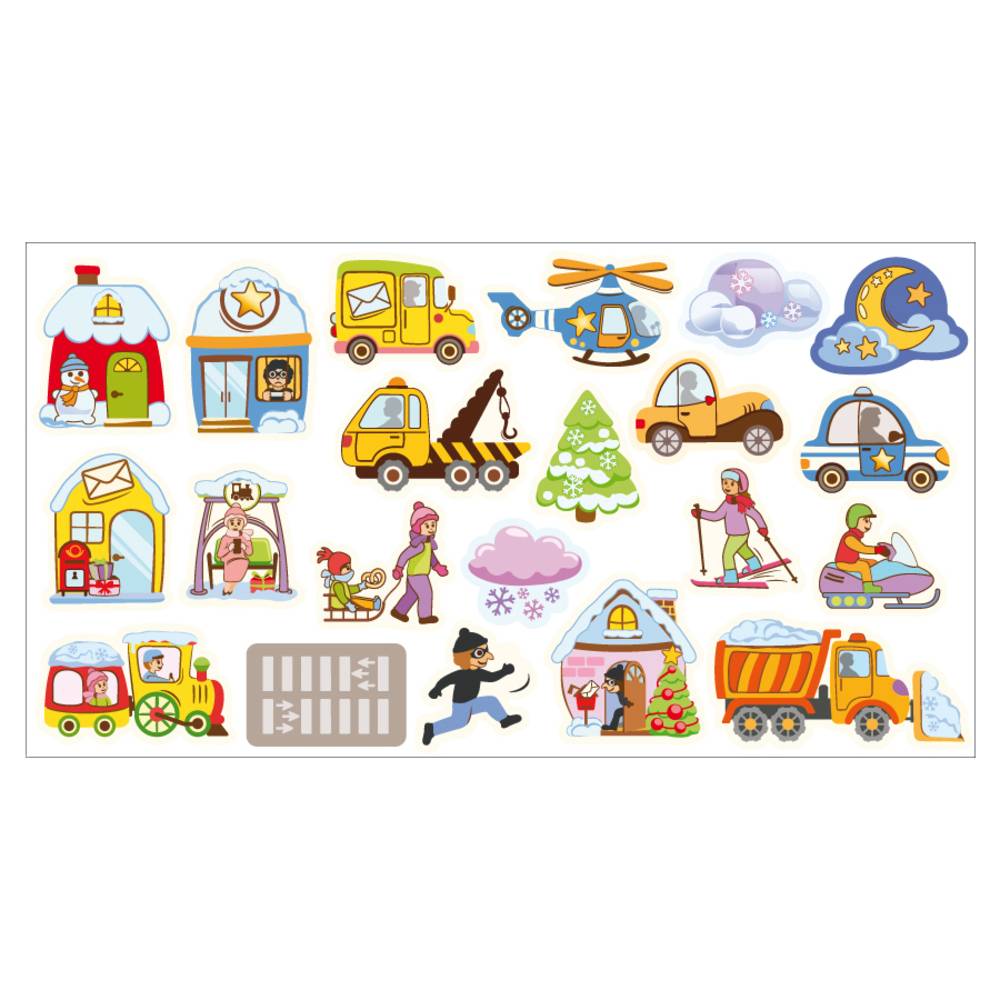 EDUPLAY 120798 Figuren für Mega-Magnettafel Winter