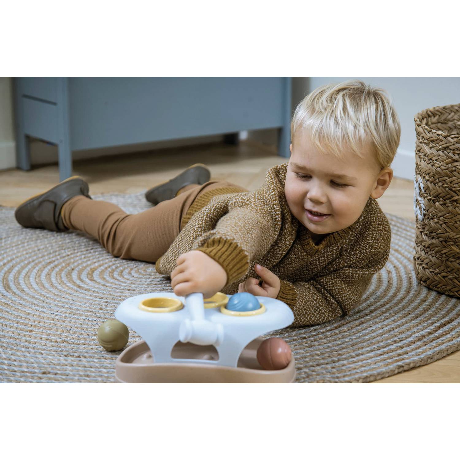 dantoy 6040 Green Eco Tiny Hammerbrett, mehrfarbig