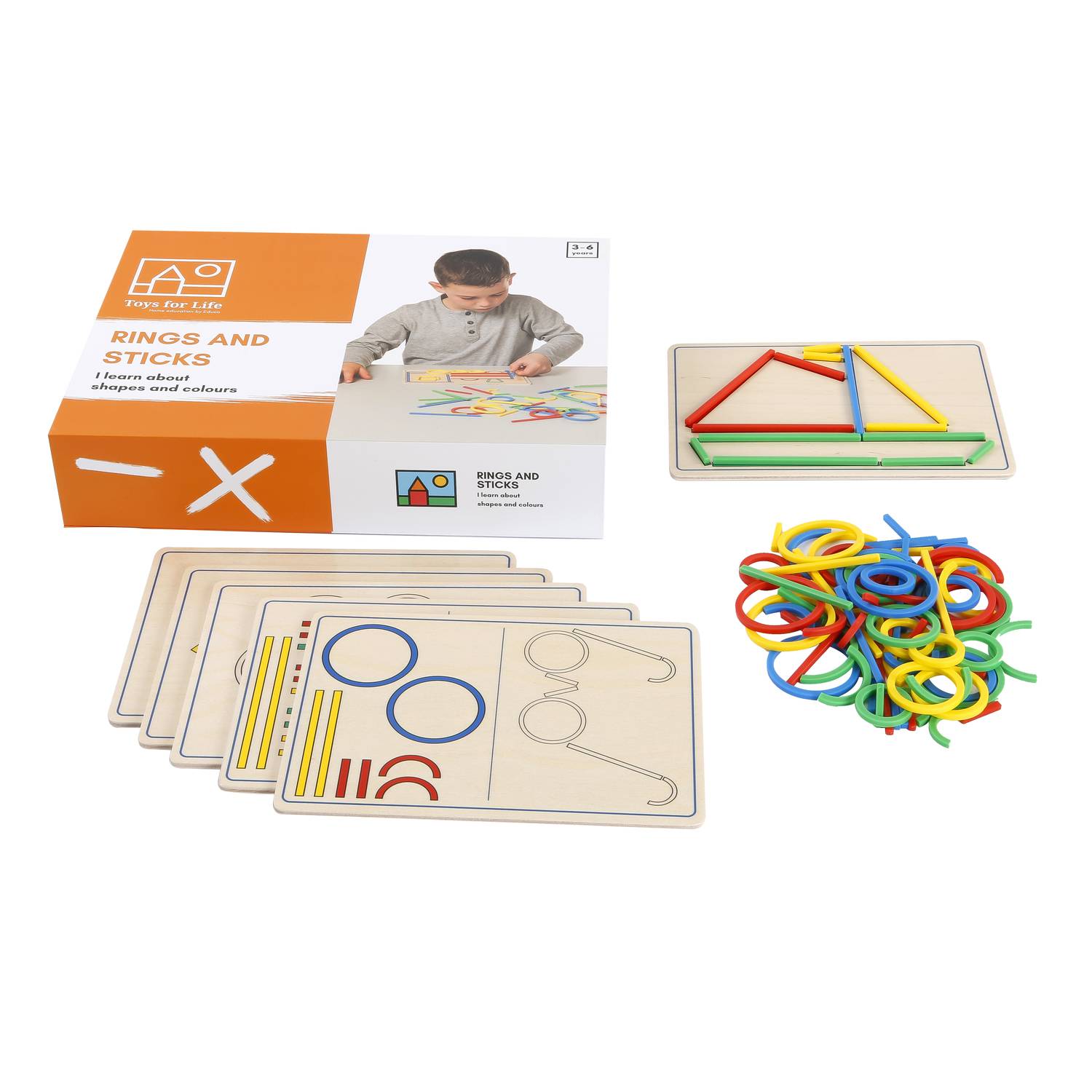 EDUPLAY 120829 Rings and sticks