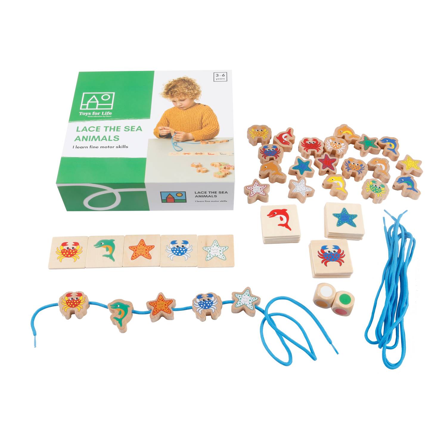 EDUPLAY 120830 Lace the sea animals