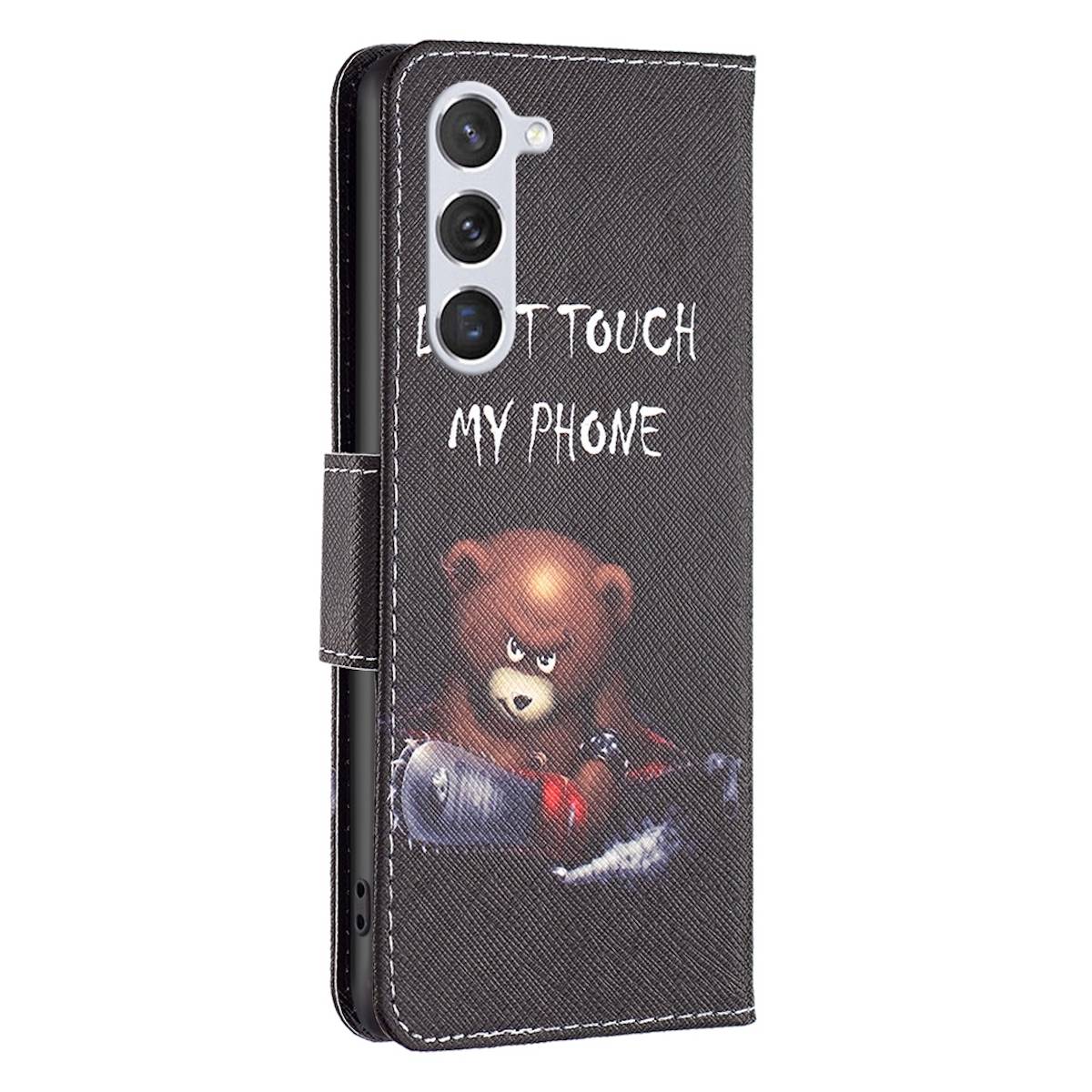 Für Samsung Galaxy S23 5G Kunstleder Handy Tasche Book Motiv 1 Schutz Hülle Case Cover Etui Neu
