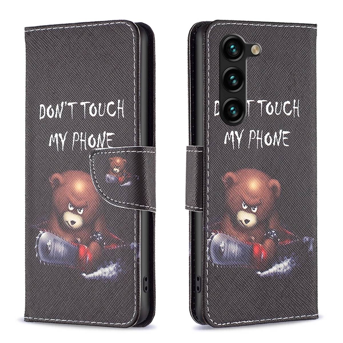 Für Samsung Galaxy S23 Plus 5G Kunstleder Handy Tasche Book Motiv 1 Schutz Hülle Case Cover Etui Neu