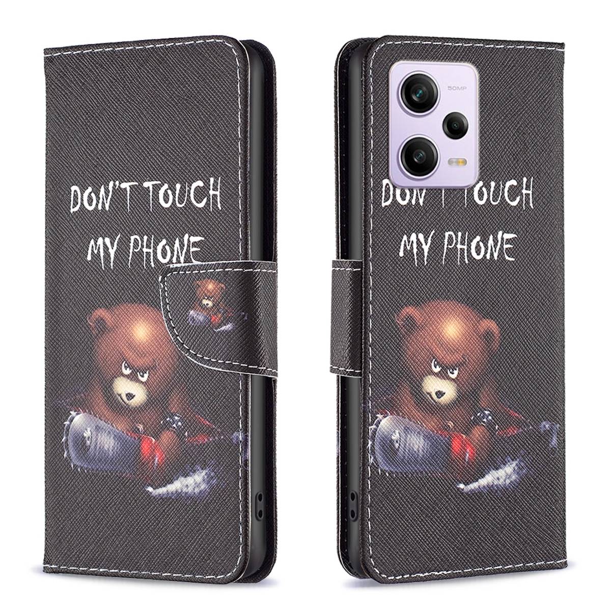 Für Xiaomi Poco X5 Pro 5G / Xiaomi Redmi Note 12 Pro 5G Kunstleder Handy Tasche Book Motiv 1 Schutz Hülle Case Cover Etui Neu