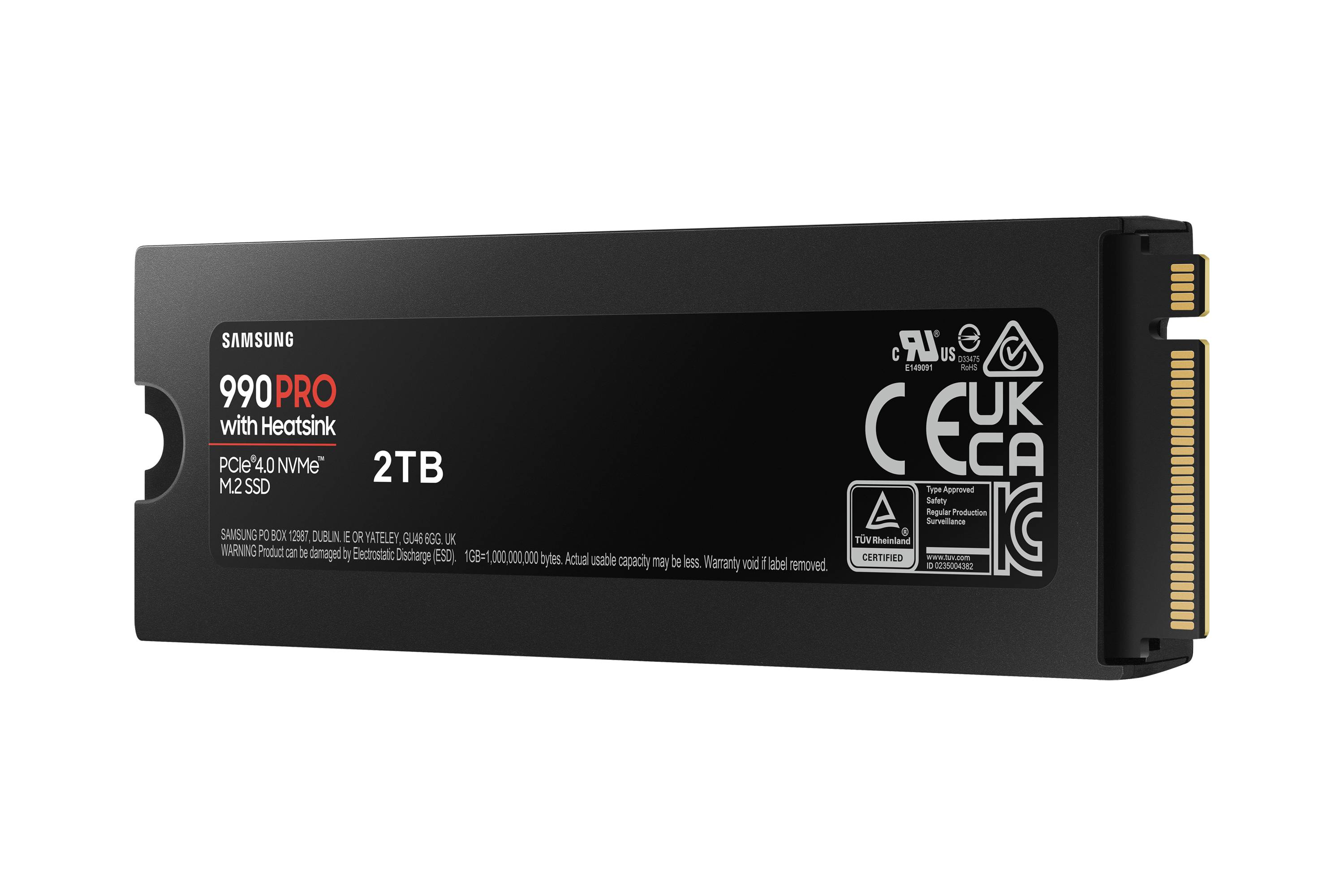 Samsung 990 PRO MZ-V9P2T0CW - SSD - verschlüsselt - 2 TB - intern - M.2 2280 - PCIe 4.0 x4 (NVMe)