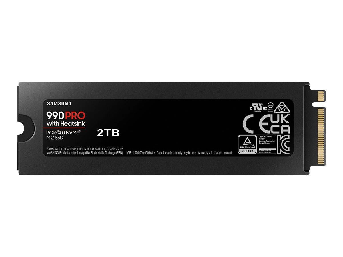 Samsung 990 PRO MZ-V9P2T0CW - SSD - verschlüsselt - 2 TB - intern - M.2 2280 - PCIe 4.0 x4 (NVMe)