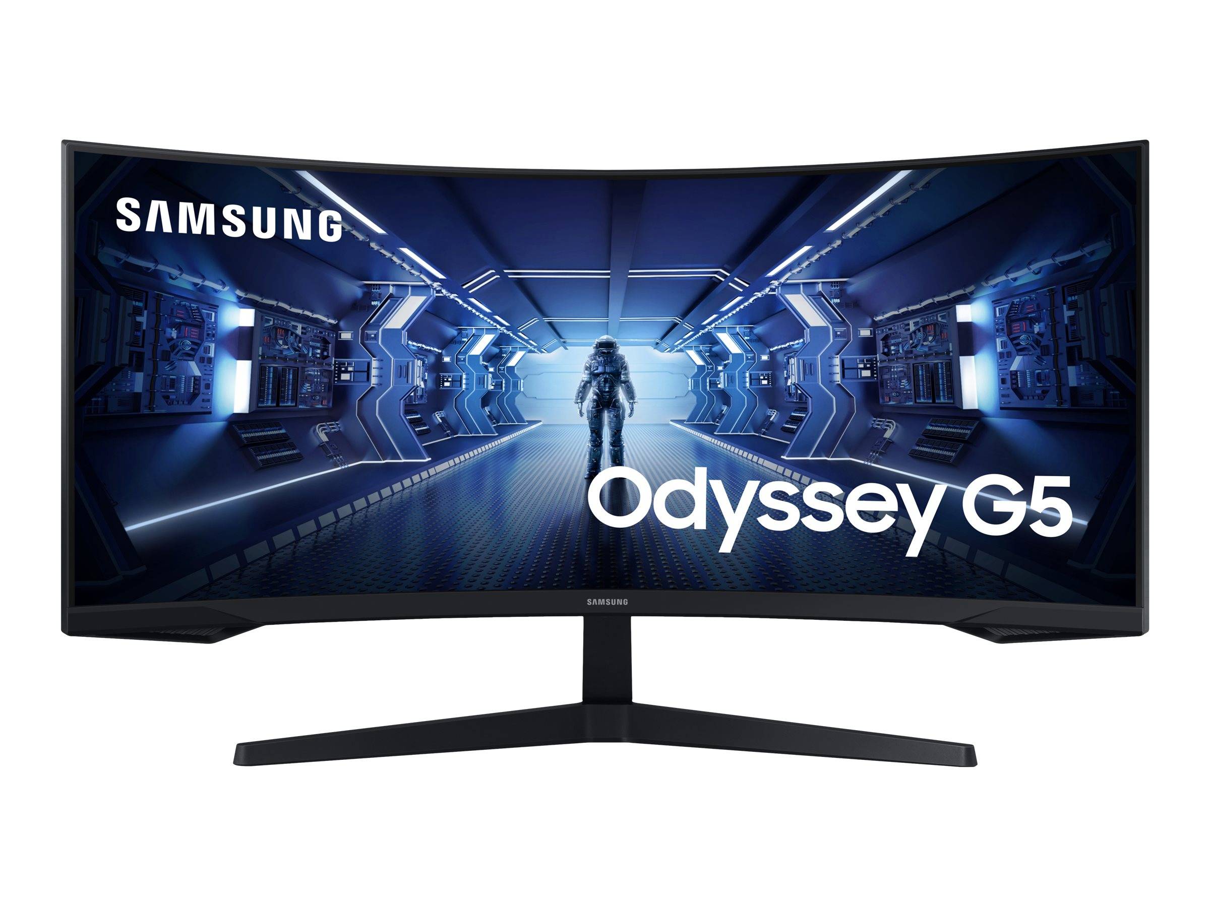 Samsung Odyssey G5 C34G55TWWP - G55T Series - LED-Monitor - Gaming - gebogen - 86 cm (34"")