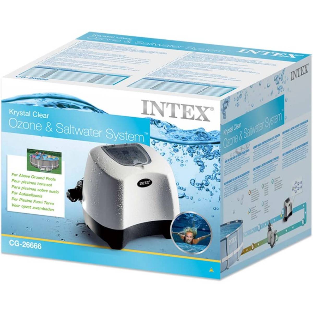 INTEX 26666 - Ozon- und Salzwasser-System - QZ1100 (für Aufstellpools)