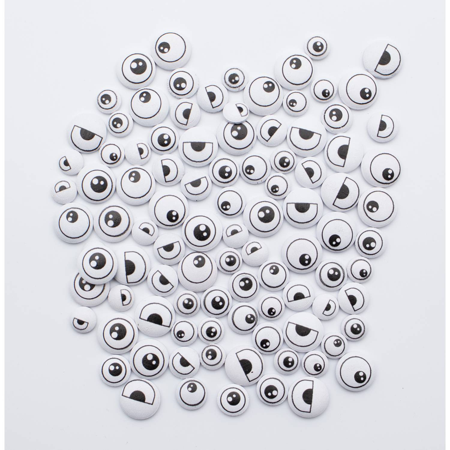 EDUPLAY 200158 Holz Wackelaugen 126er Set