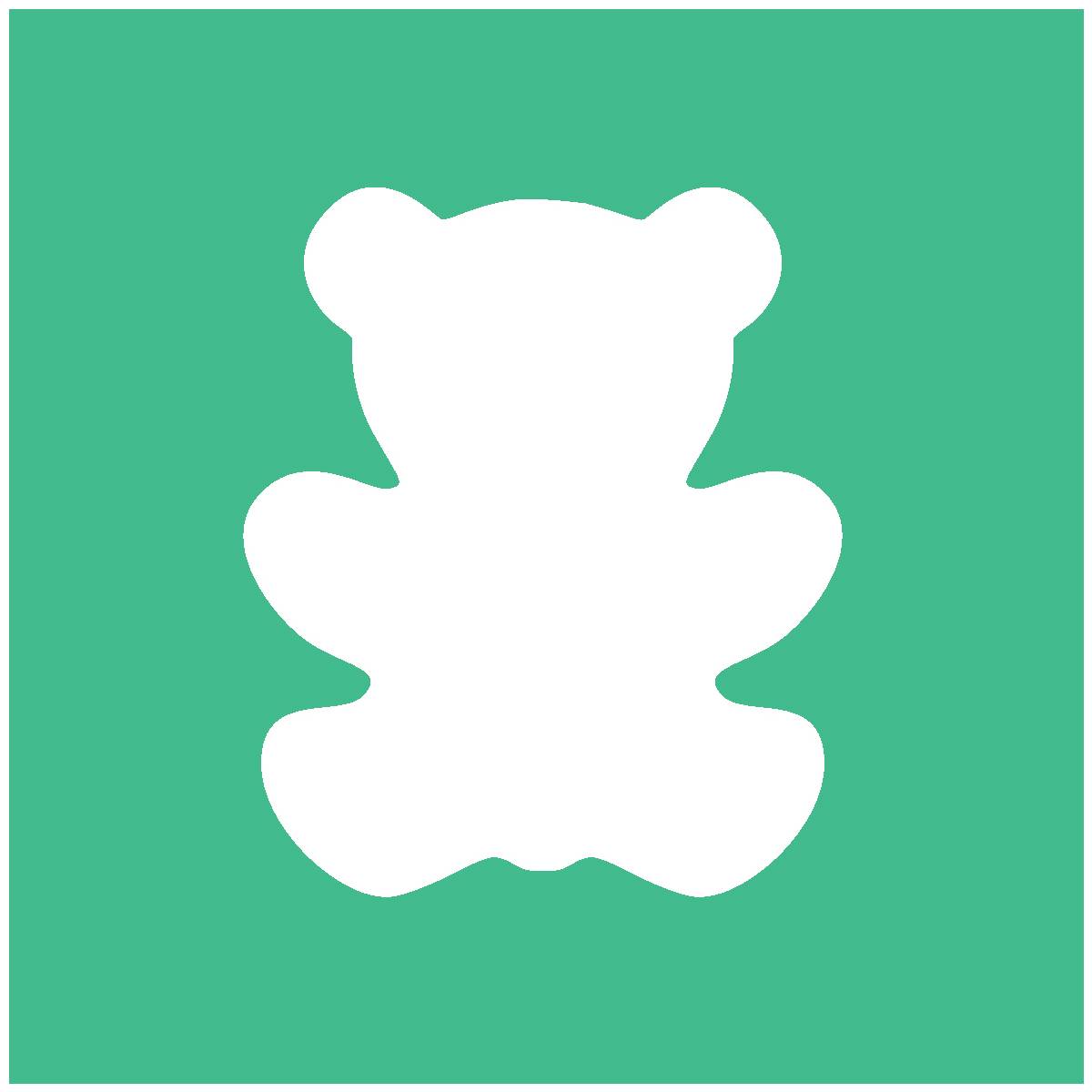 EDUPLAY 240232 Kreativ Locher 25mm Bär