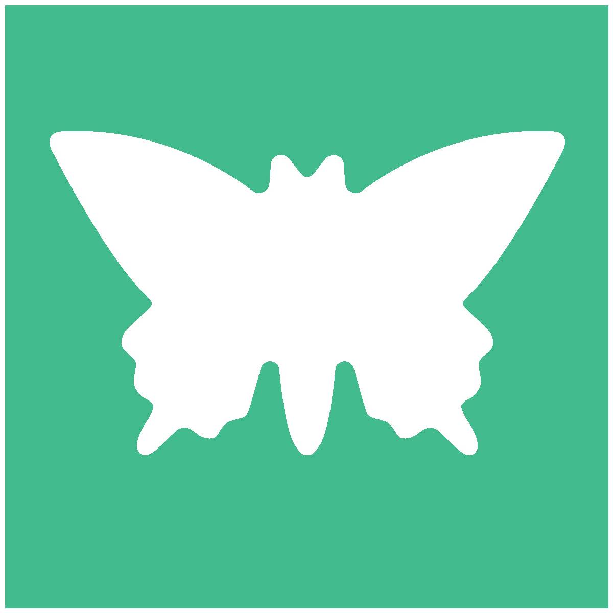 EDUPLAY 240234 Kreativ Locher 25mm Schmetterling