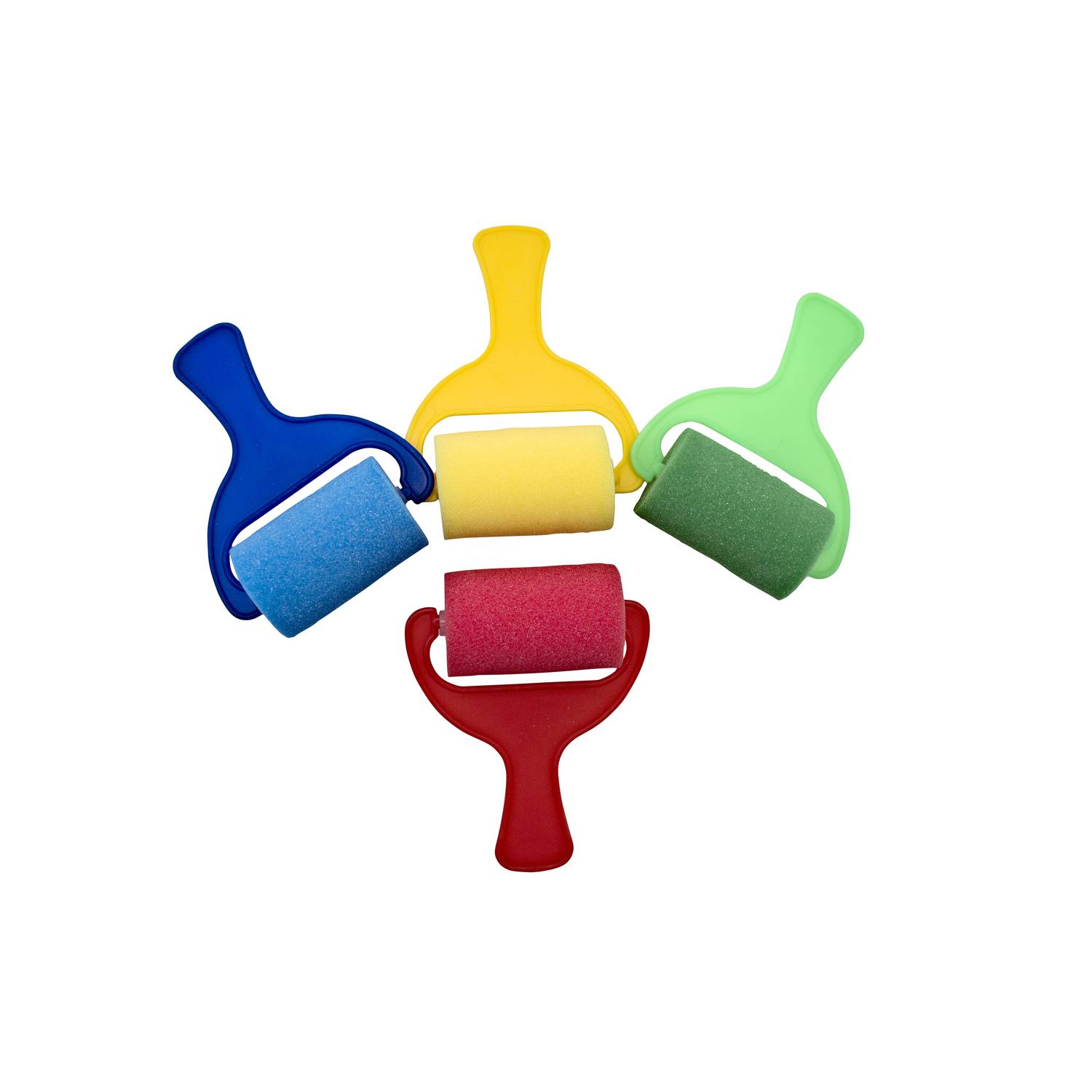 EDUPLAY 370004 Schwammroller 7 cm 4er Set