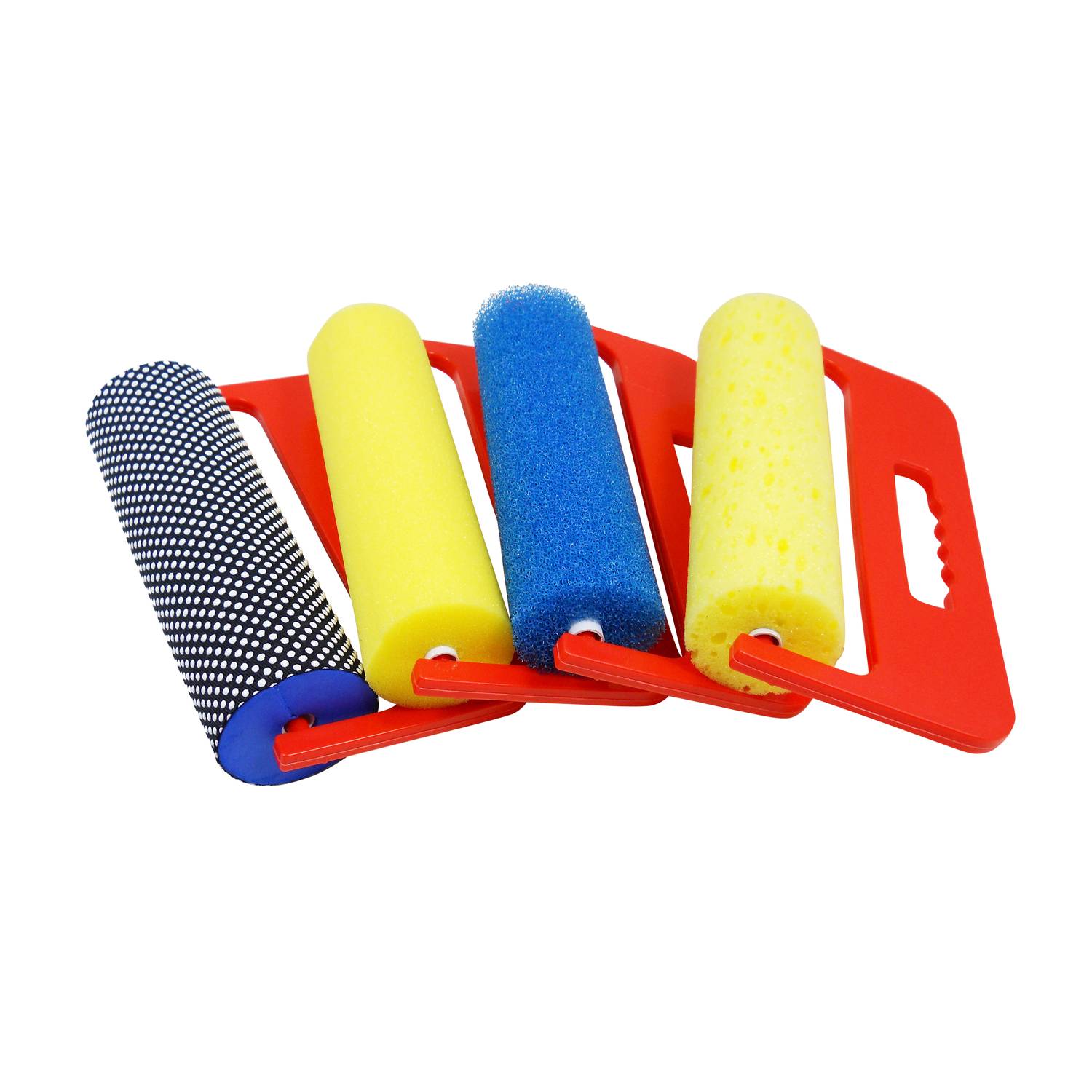 EDUPLAY 370005 Riesen-Strukturroller 4er Set