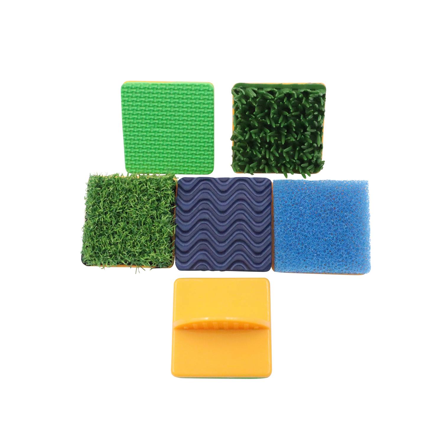 EDUPLAY 370024 Strukturstempel, mehrfarbig, 6-teilig (1 Set)