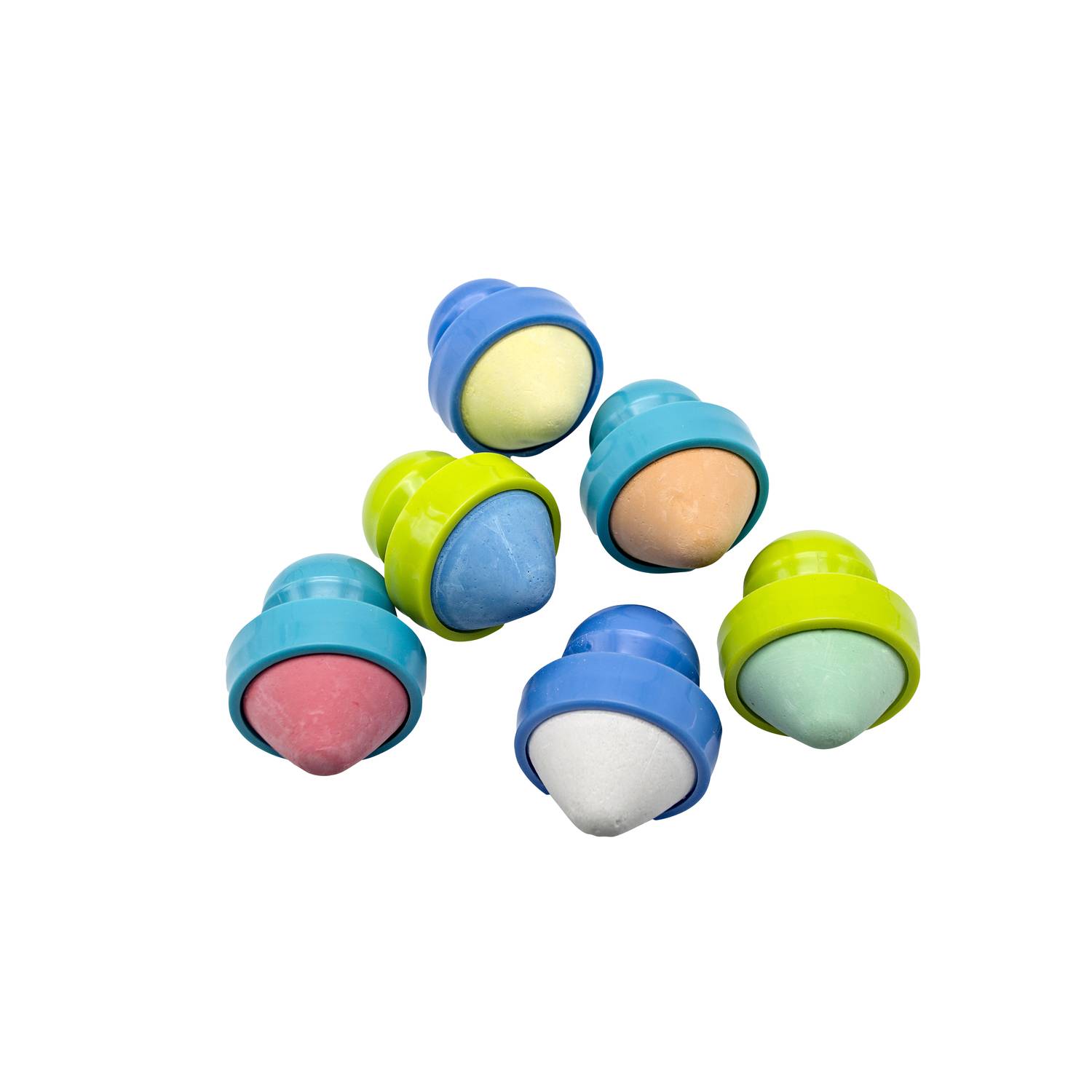 EDUPLAY 370060 Easy Grip Kreidestifte 6er Set