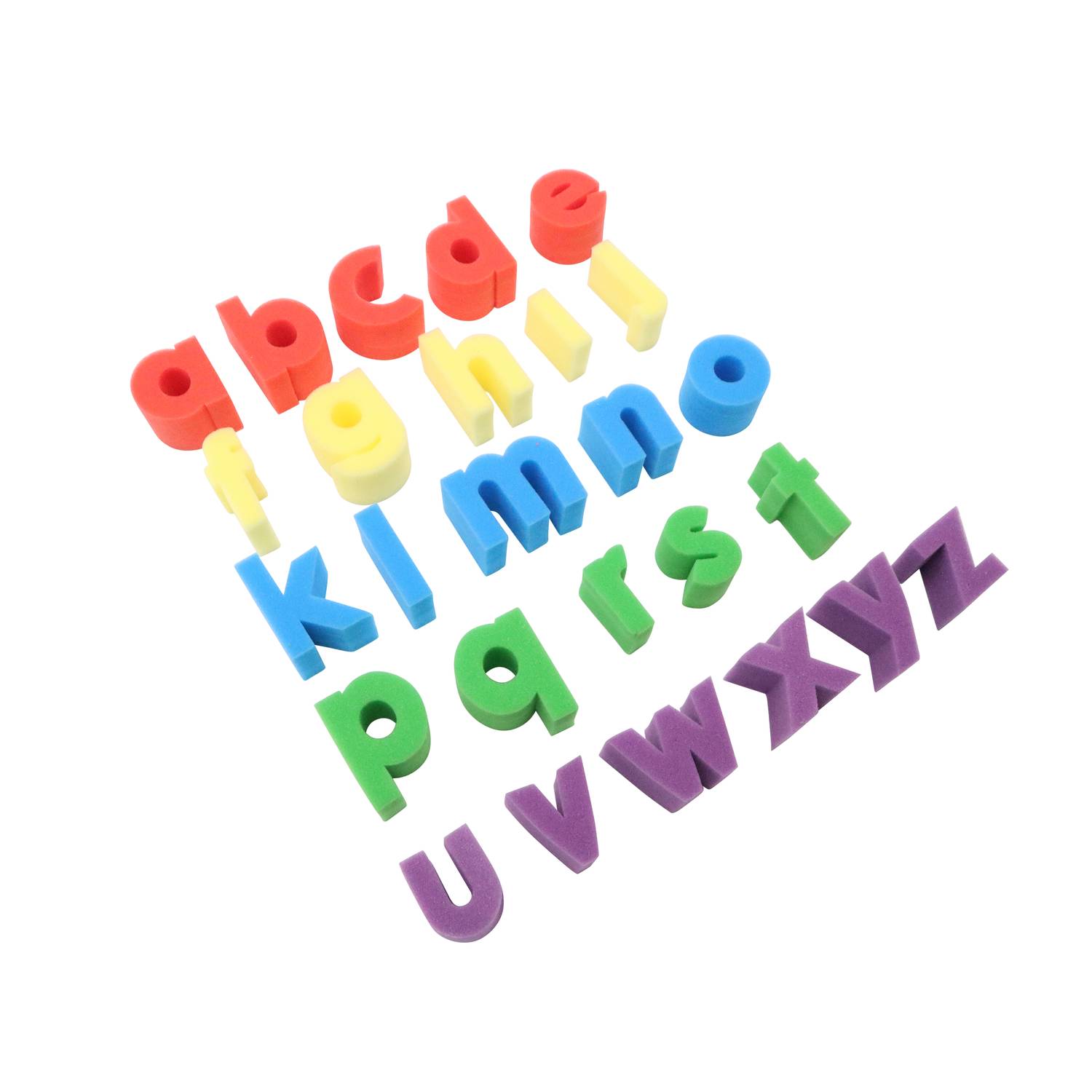 EDUPLAY 370075 Schwamm-Kleinbuchstaben