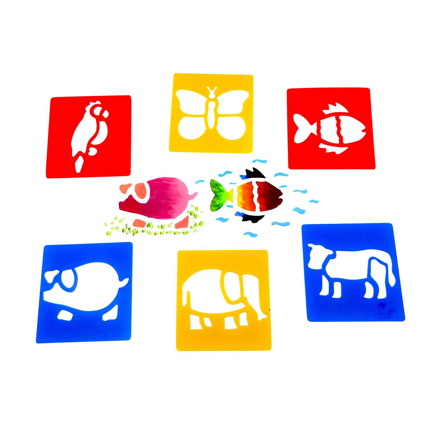 EDUPLAY 370076 Stencil Tiere