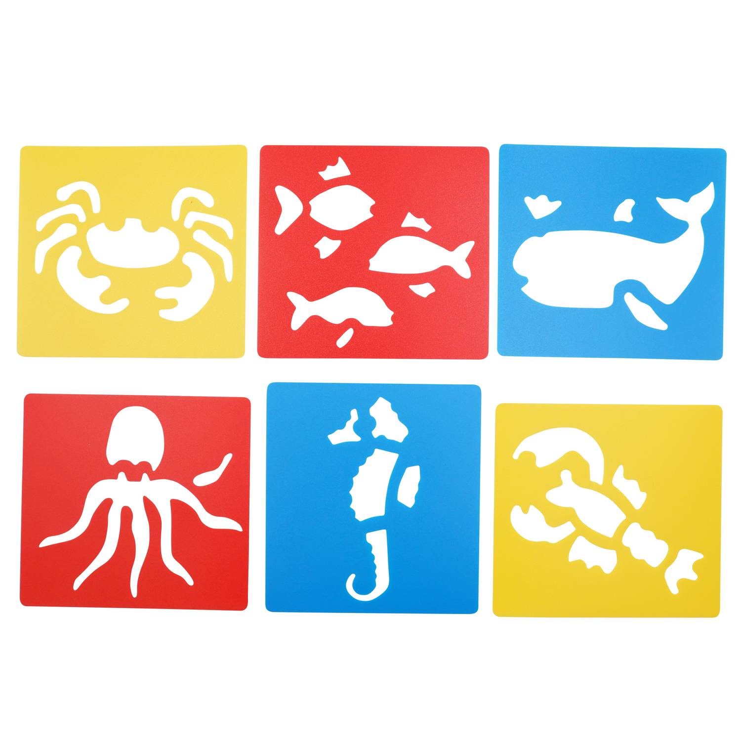 EDUPLAY 370077 Stencil Meerestiere