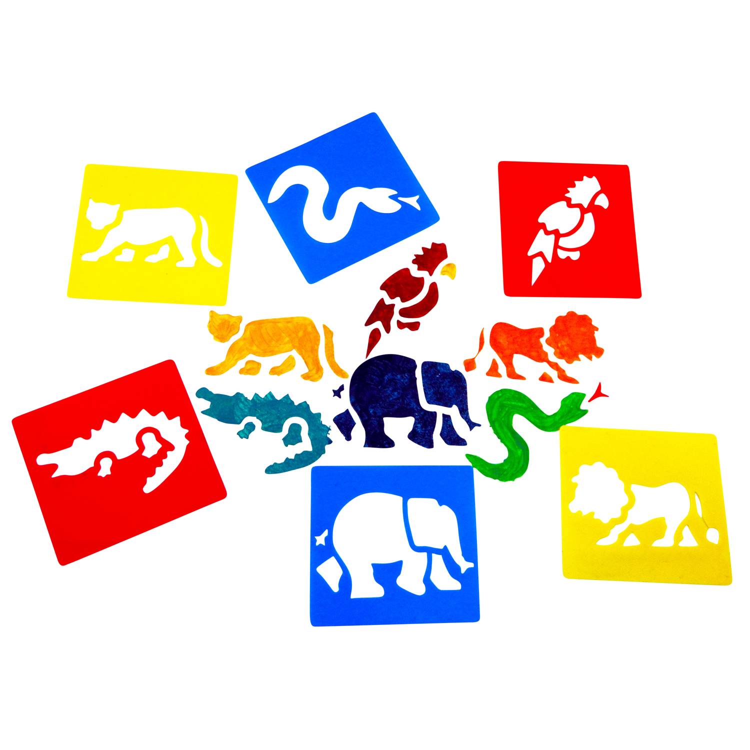 EDUPLAY 370081 Stencil Dschungel