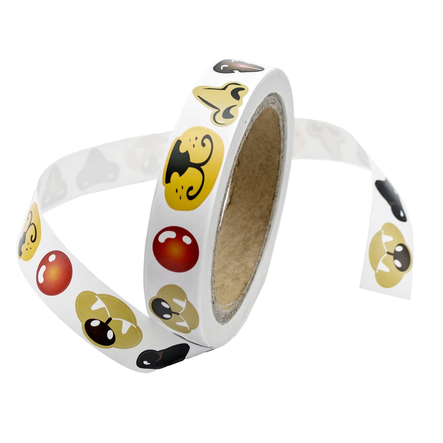 EDUPLAY 370137 Nasensticker auf der Rolle 600er Set