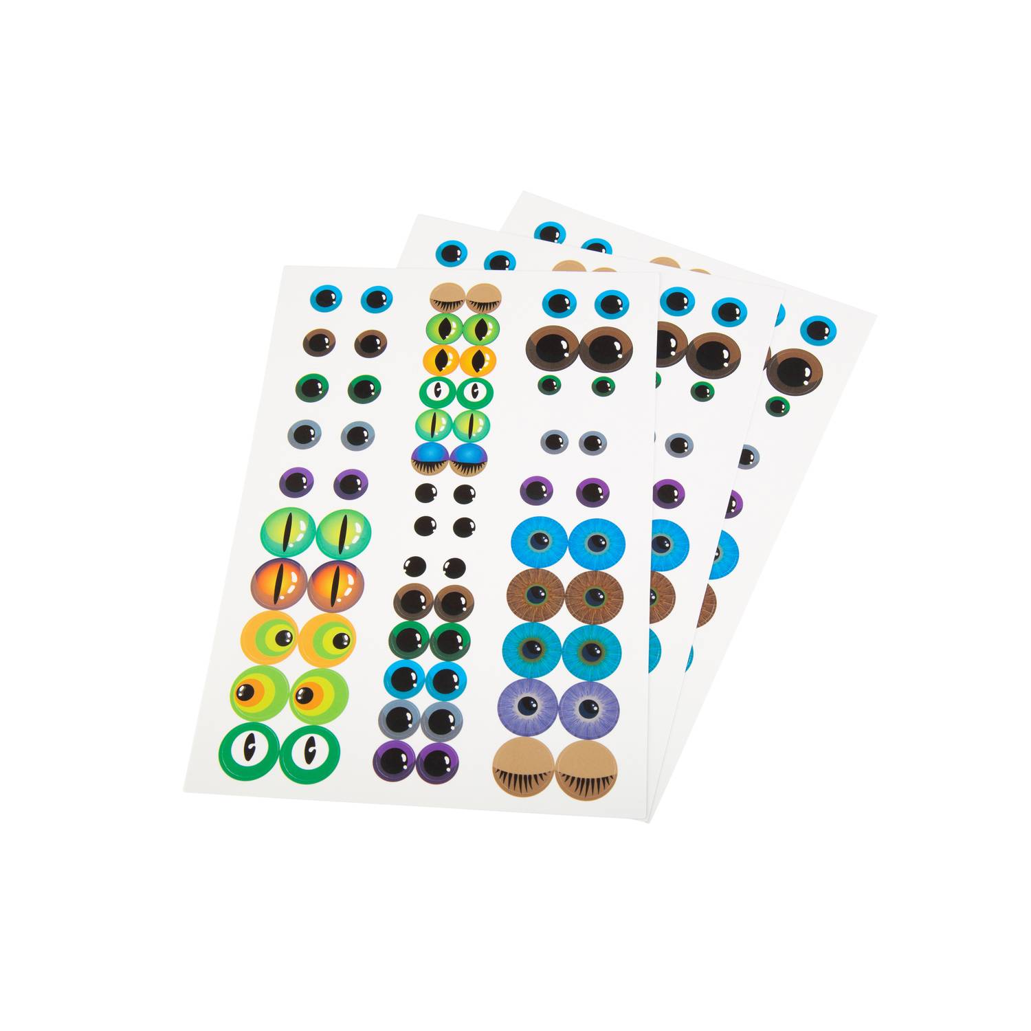 EDUPLAY 370180 Bunte Augensticker 204er Set