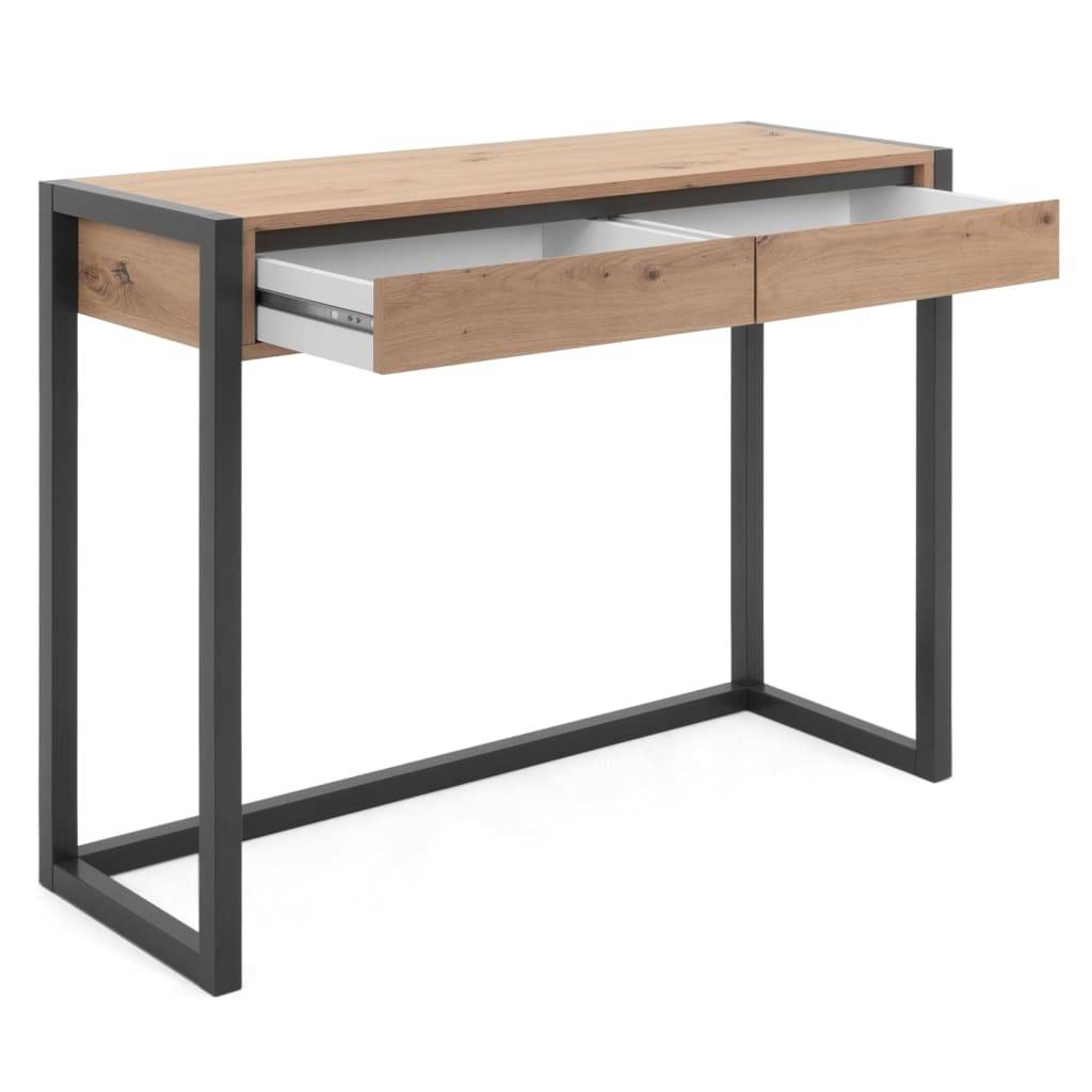 Finori Konsolentisch Denver 44 Artisan-Eiche und Anthrazit
