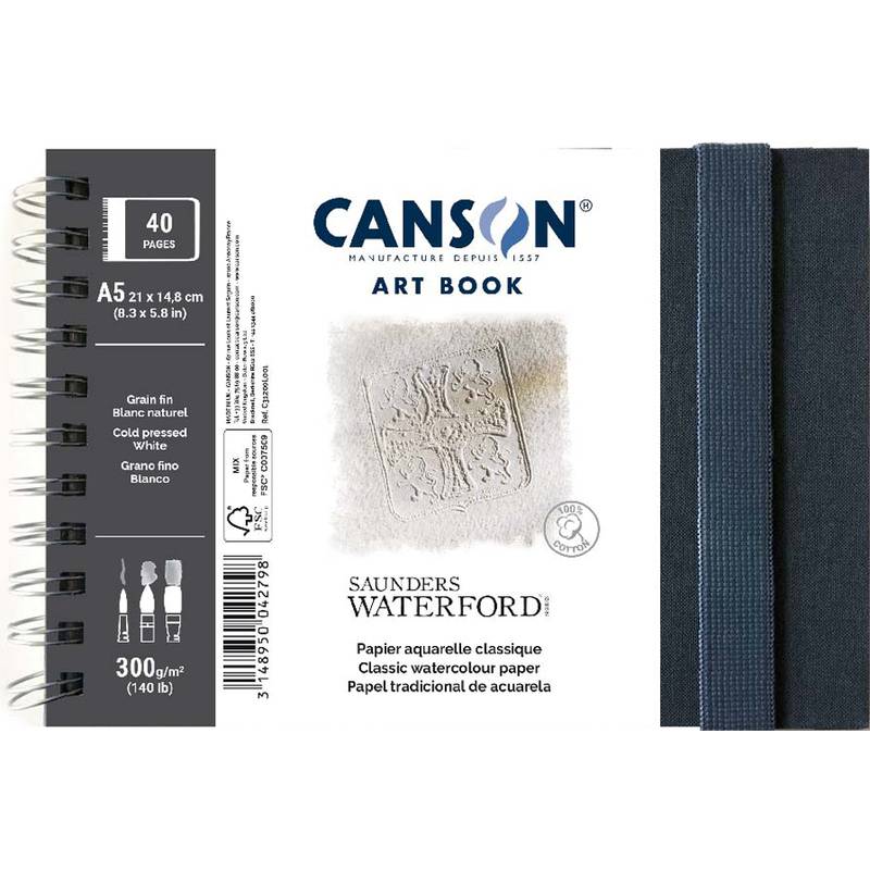 CANSON Skizzenbuch ART BOOK Saunders Waterford, DIN A5