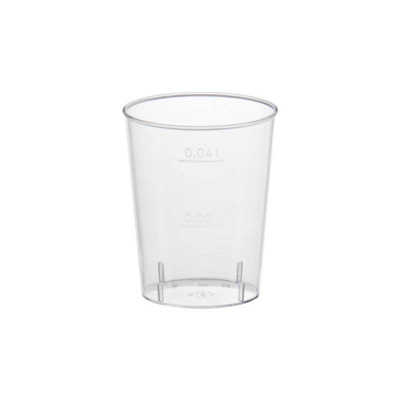 STARPAK Kunststoff-Schnapsglas, 4 cl, glasklar