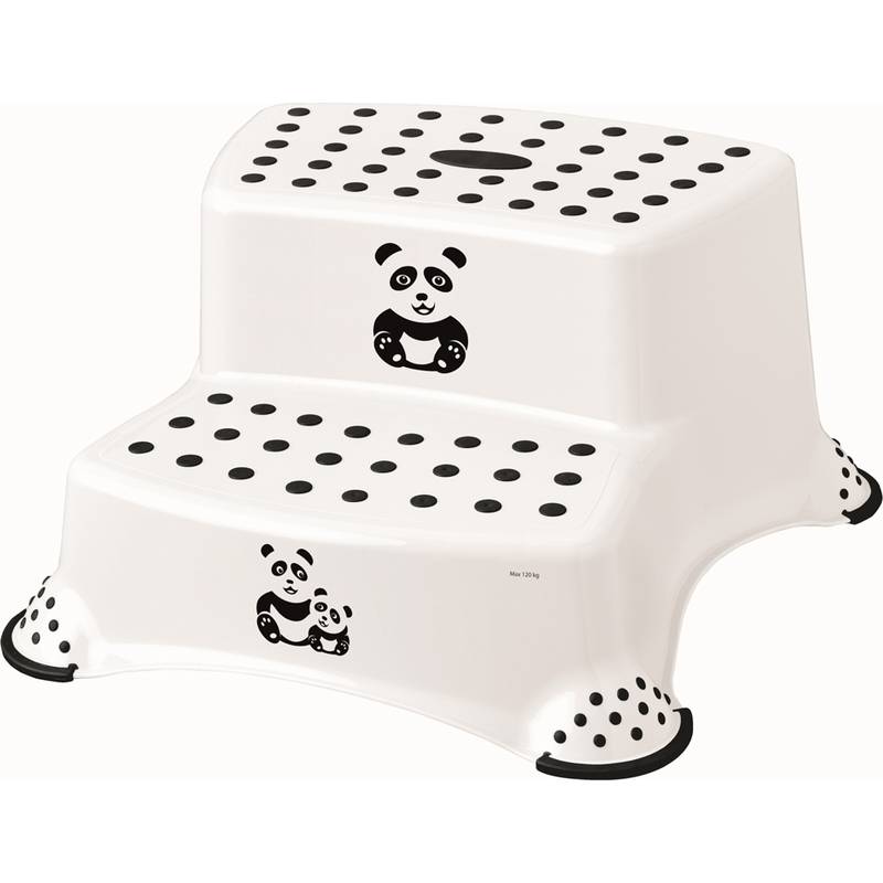 keeeper kids Tritthocker "igor Panda", zweistufig, weiß