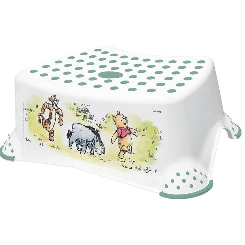 keeeper kids Tritthocker "tomek winnie", weiß mit Aufdruck