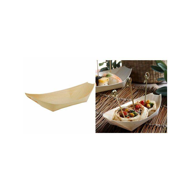 PAPSTAR Fingerfood-Schiffchen "pure", 140 x 82 mm