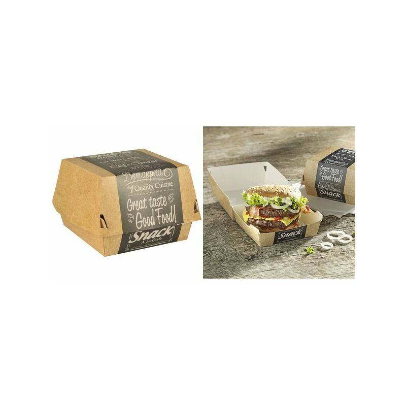 PAPSTAR Burgerbox "pure", Maße: 115 x 110 x 70 mm, groß