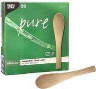 PAPSTAR Fingerfood-Löffel ''pure'', 130 mm, natur aus Bambus, biologisch abbaubar und kompostierbar,