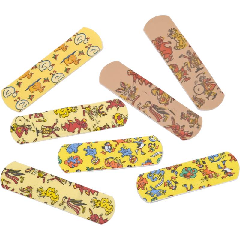 Leina Kinder-Pflaster, 19 x 72 mm, wasserfest, bunte Motive