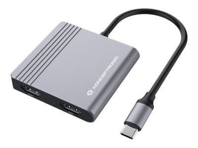 USB-C tragbare externe Festplatte mit angeschlossenem Kabel, dargestellt in Grau und Schwarz.
