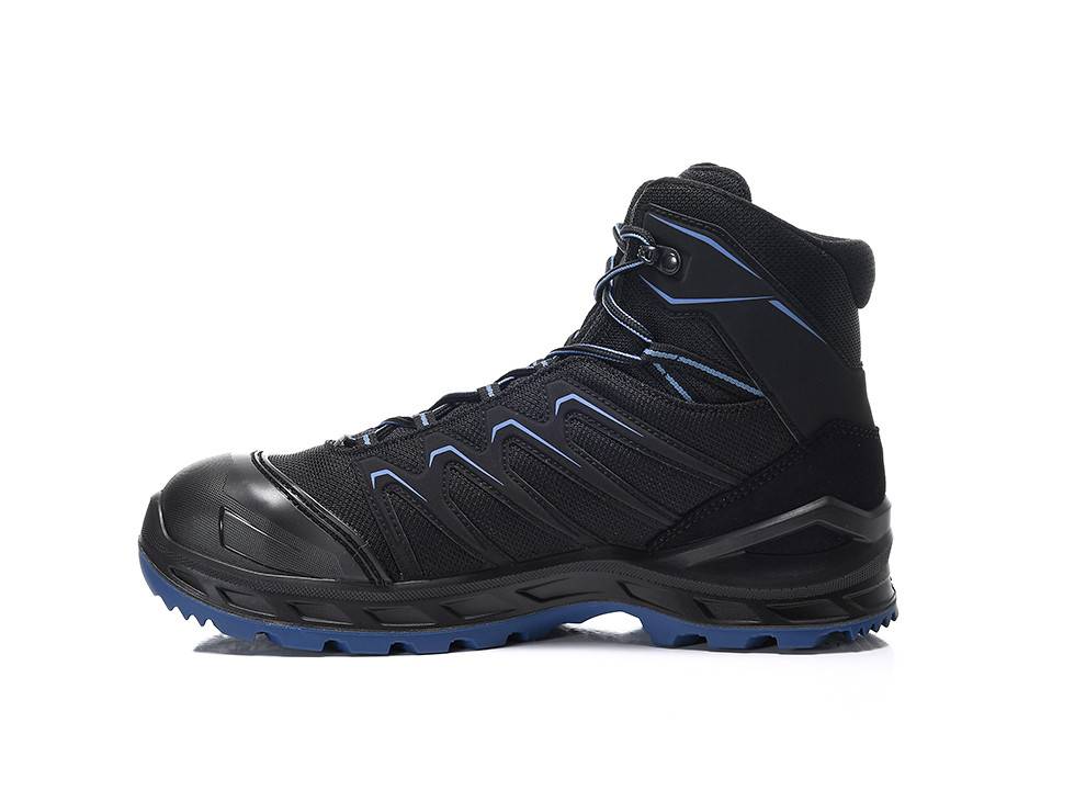 Sicherheitsstiefel LARROX Work GTX black-blue Mid S3 CI, Gr. 39