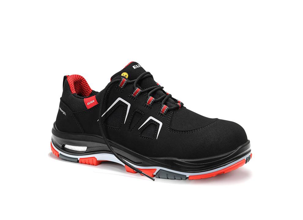 Sicherheitshalbschuh ALAN XXTP black-red Low ESD S3S, Gr. 49