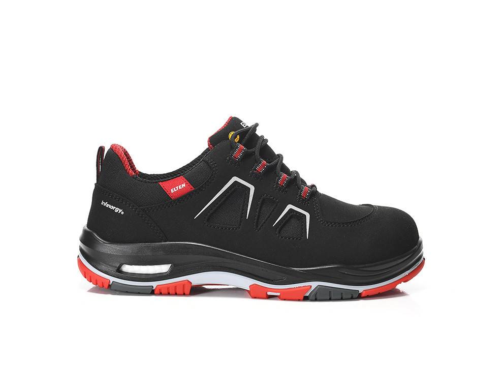 Sicherheitshalbschuh ALAN XXTP black-red Low ESD S3S, Gr. 47