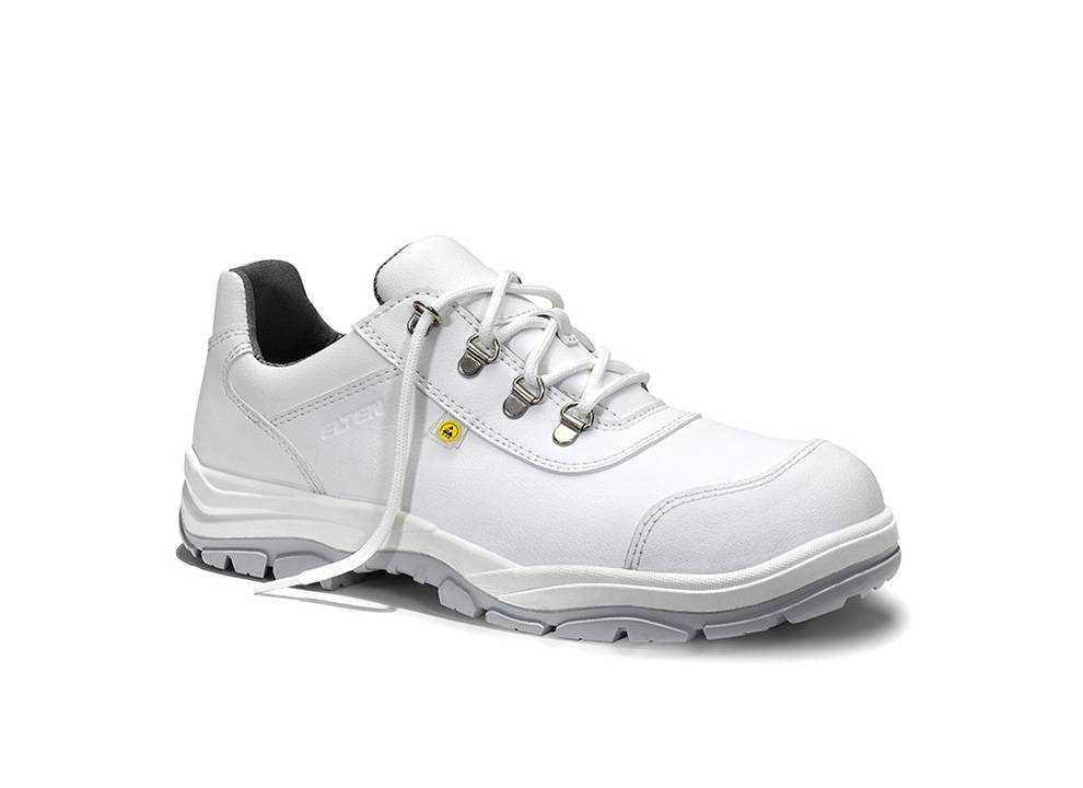Sicherheitshalbschuh DEAN RUBBER white Low ESD S2 HI Typ 2, Gr. 47