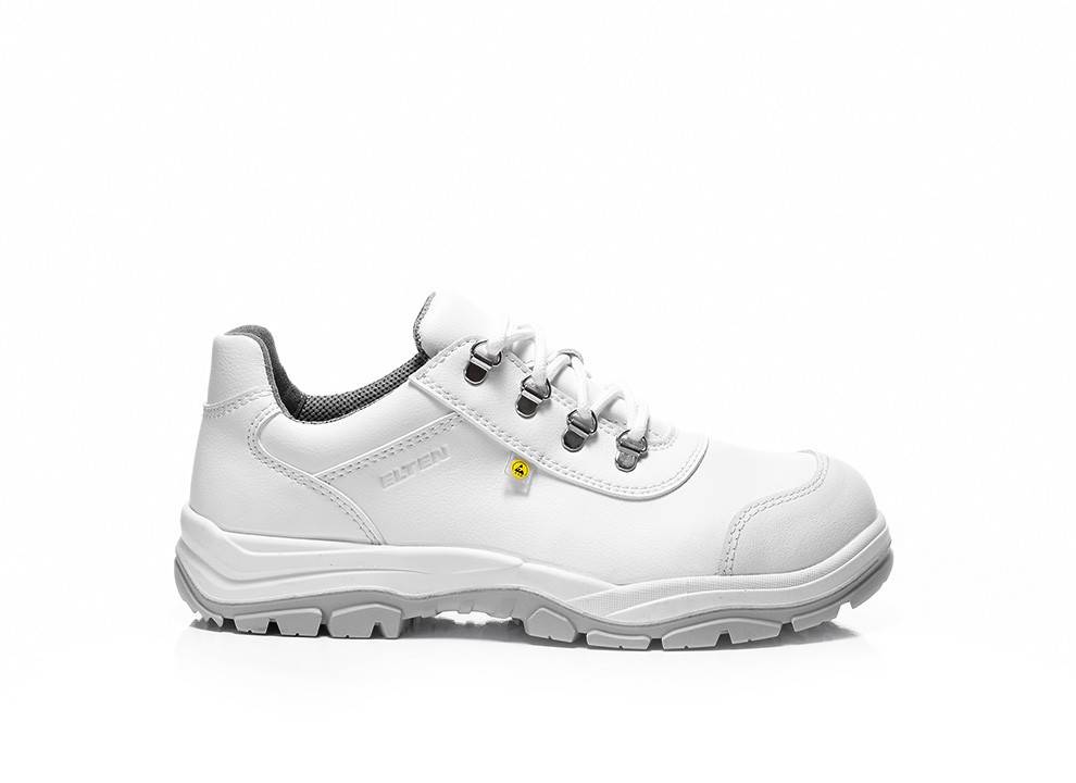 Sicherheitshalbschuh DEAN RUBBER white Low ESD S2 HI Typ 3, Gr. 41