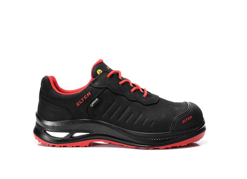 Sicherheitshalbschuh STEWART XXG Pro GTX black-red Low ESD S3 HI CI, Gr. 46