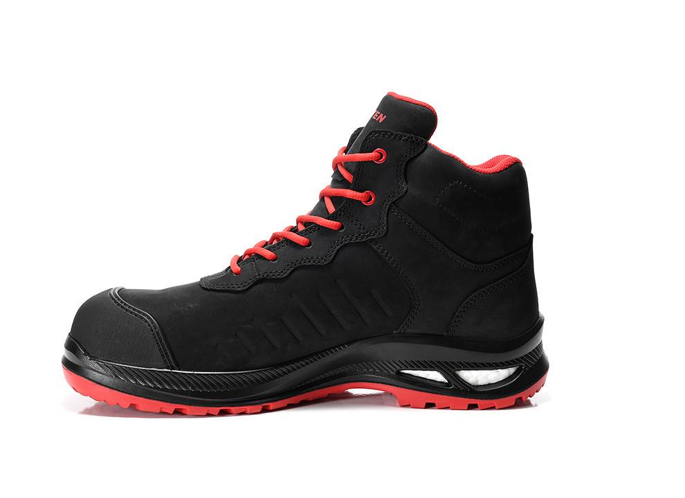 Sicherheitsstiefel STEWART XXG Pro GTX black-red Mid ESD S3 HI CI, Gr. 48