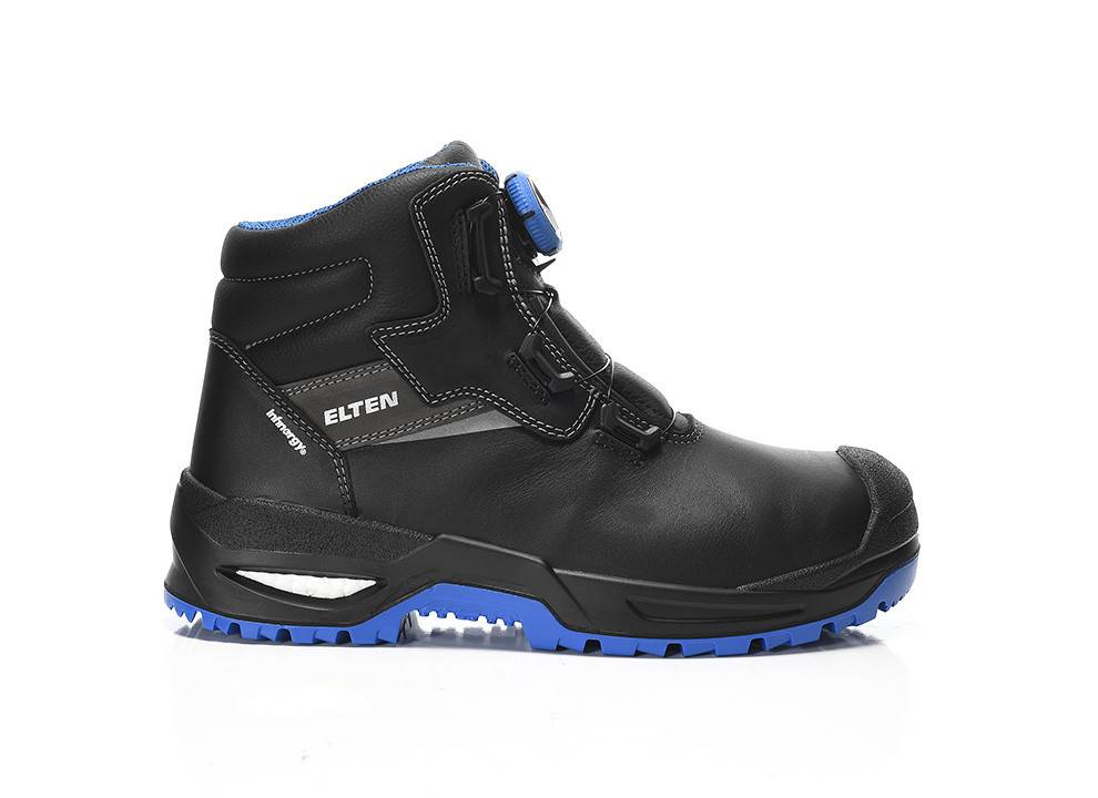 Sicherheitsstiefel STEFANO XXSG BOA® black-blue Mid ESD S3S, Gr. 43
