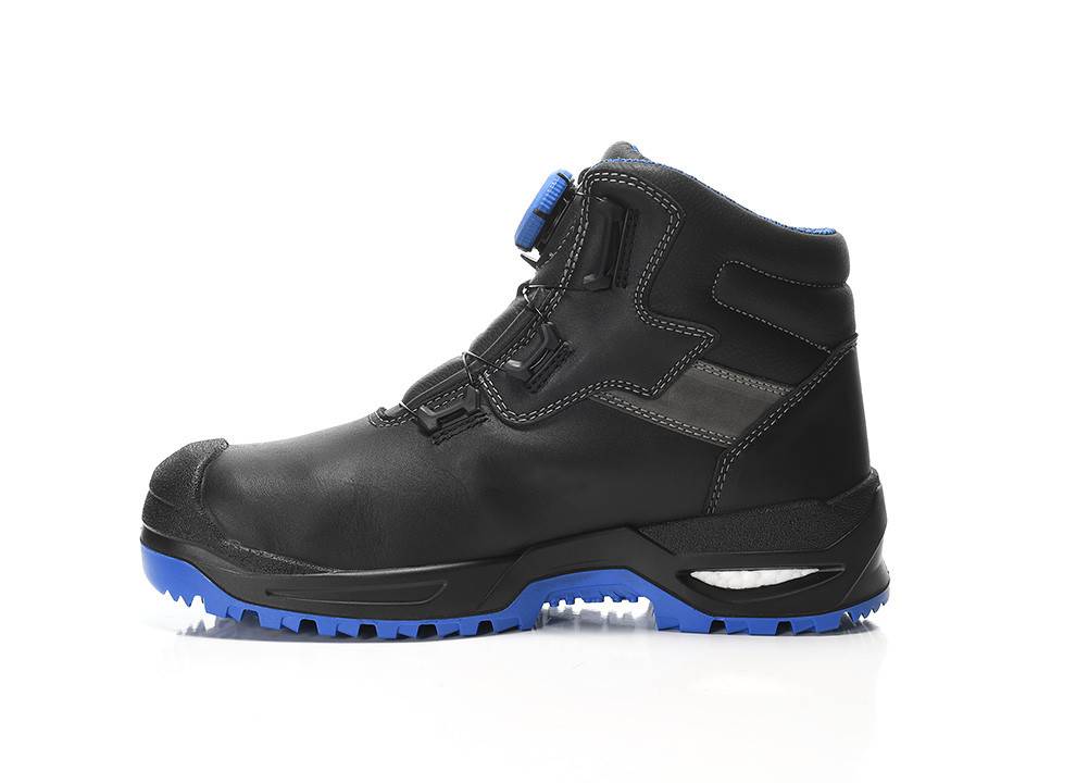 Sicherheitsstiefel STEFANO XXSG BOA® black-blue Mid ESD S3S, Gr. 45