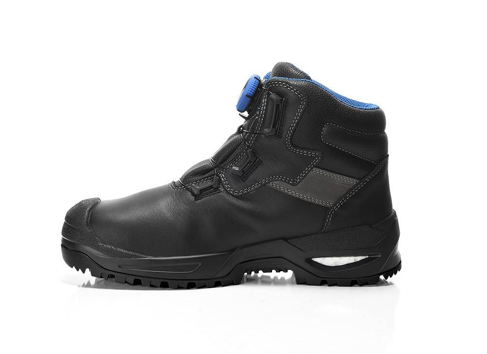 Sicherheitsstiefel STEFANO XXSG BOA® GTX black-blue Mid ESD S3S CI, Gr. 36