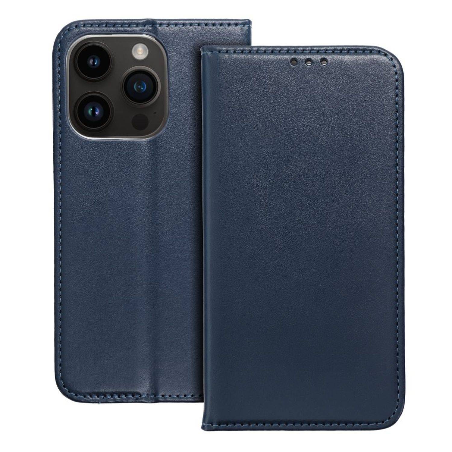 Smart Magneto Buch Tasche Hülle Magnet Standfunktion kompatibel mit Samsung Galaxy S23+ (S916B) Blau