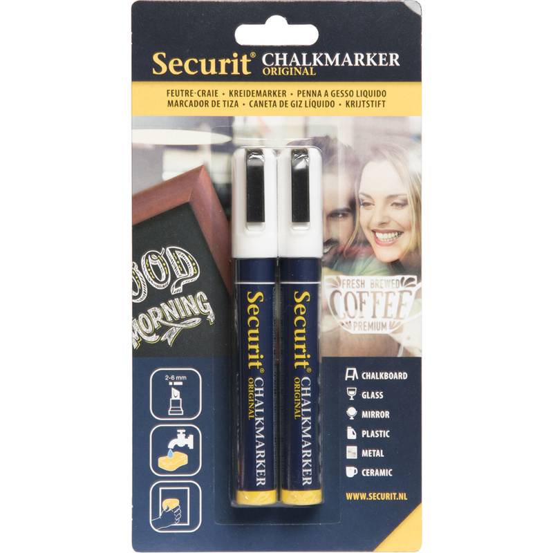 Securit Kreidemarker ORIGINAL MEDIUM, 2er Set