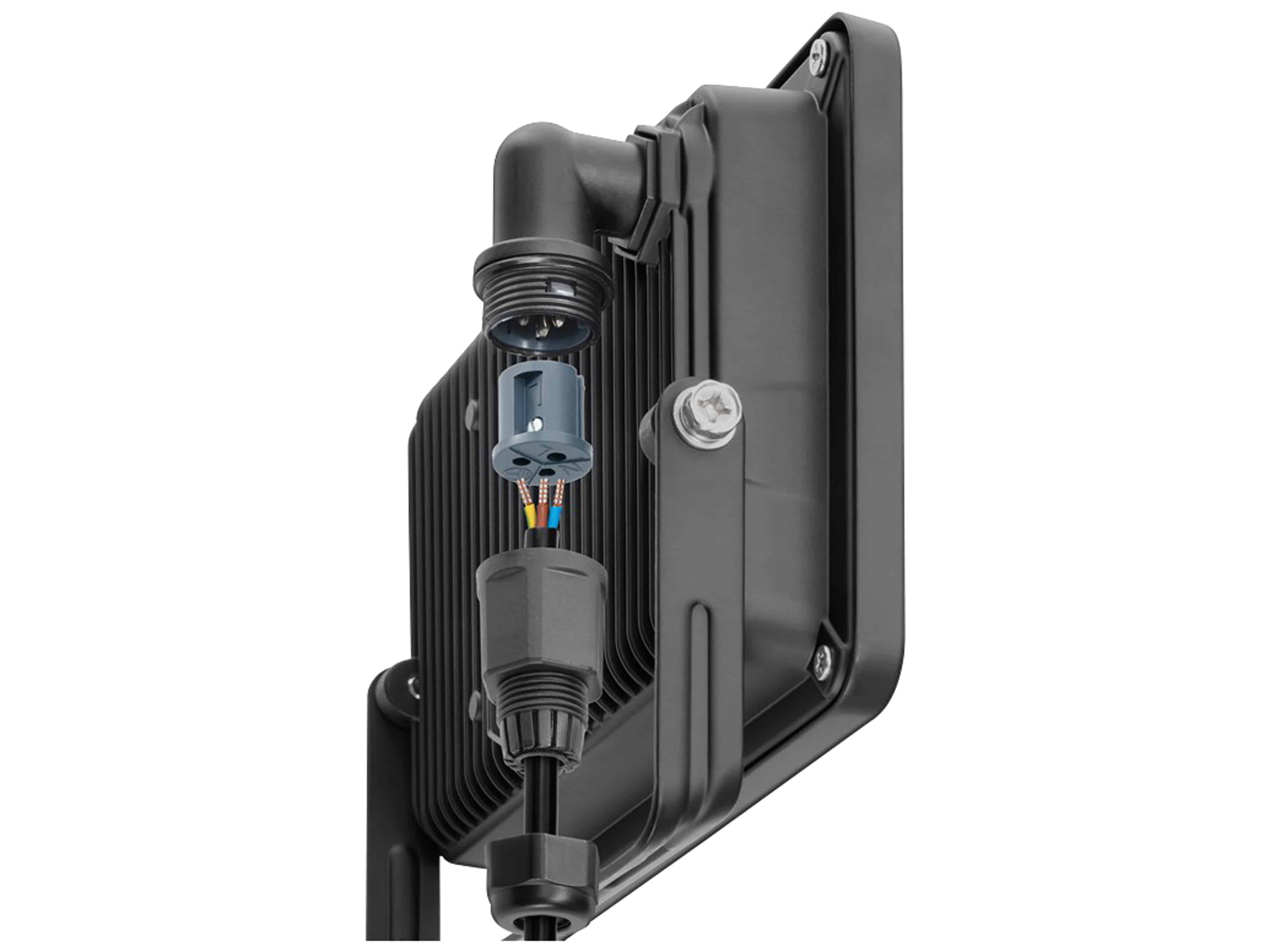 GOOBAY LED-Fluter, 30W, 2550lm, 4000K, schwarz