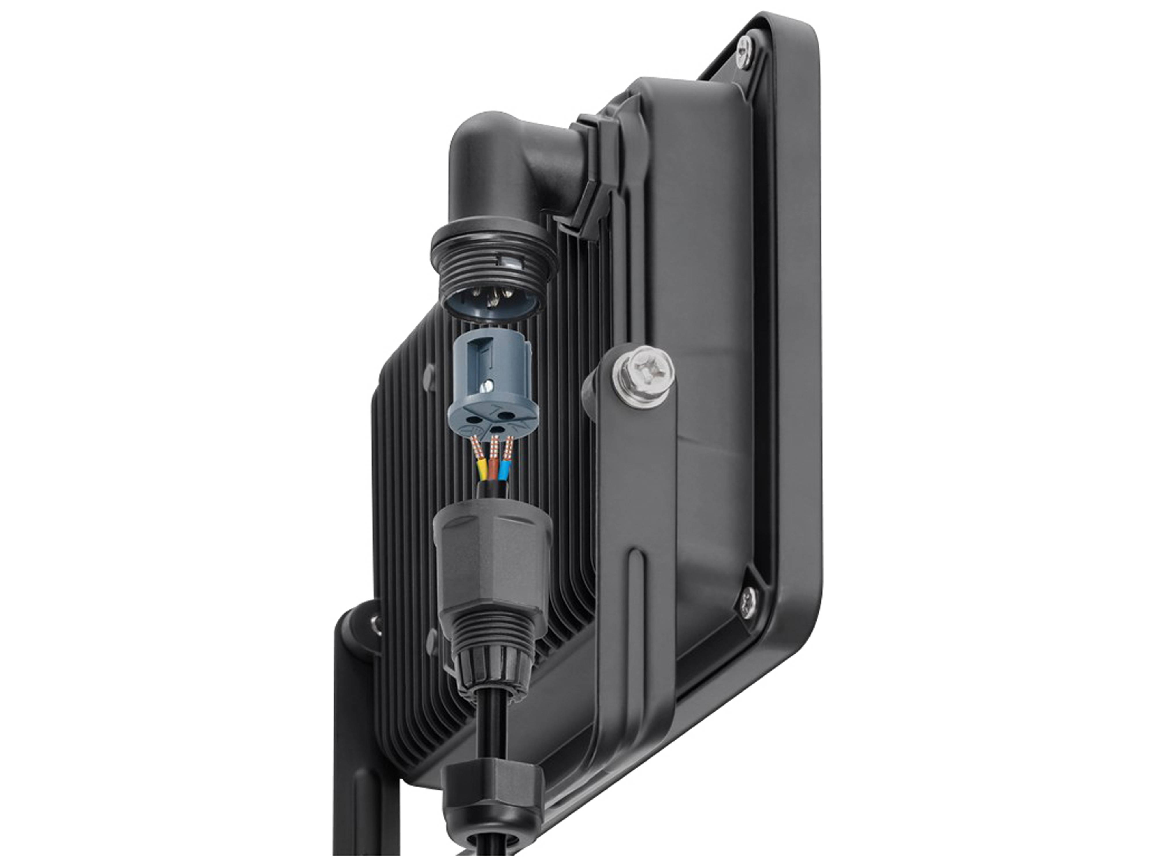 GOOBAY LED-Fluter, 30W, 2550lm, 4000K, schwarz