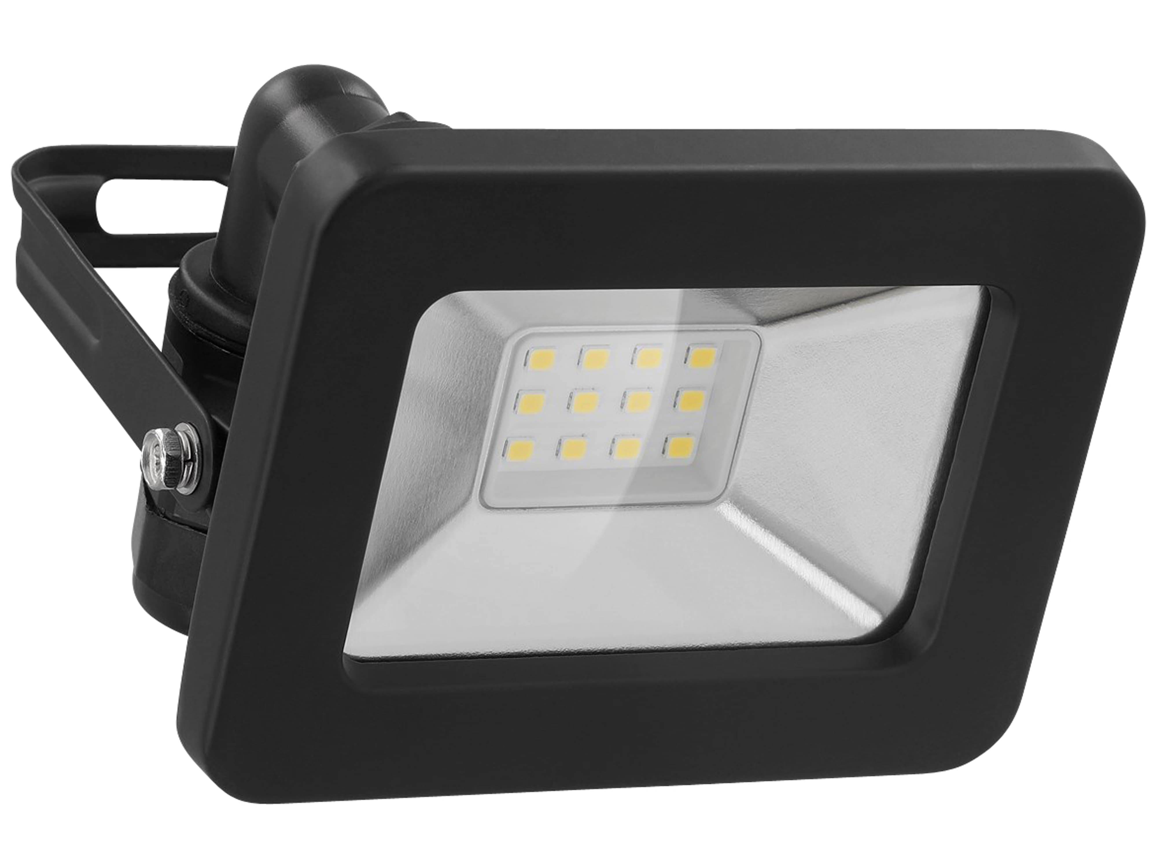 GOOBAY LED-Fluter, 10W, 850lm, 4000K, schwarz